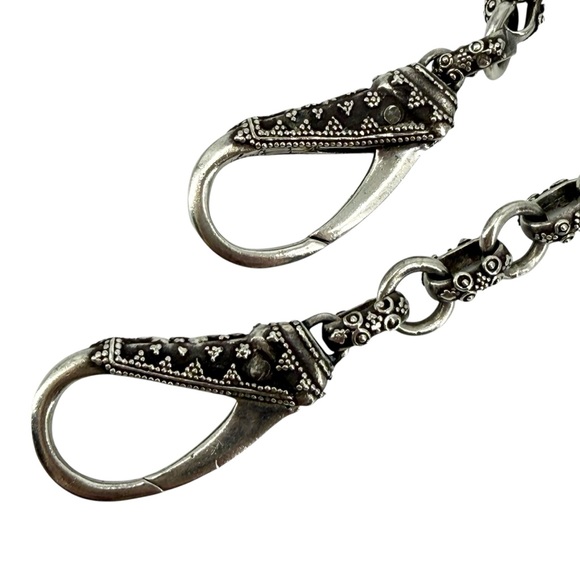 John Hardy Vintage Sterling Silver 18in Link Necklace 925 Rare Collectible - Picture 6 of 9